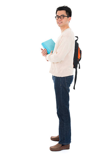 istock Full length Asian adult student 180484762