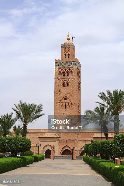 Moschea Koutoubia - Fotografie stock e altre immagini di Africa - Africa, Africa settentrionale, Allah