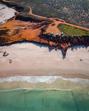 James Price Point Broome Western Australia Aerial Drone Shot