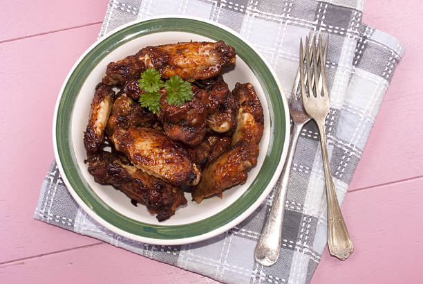 istock grilled chicken wings in a bowl 180488967