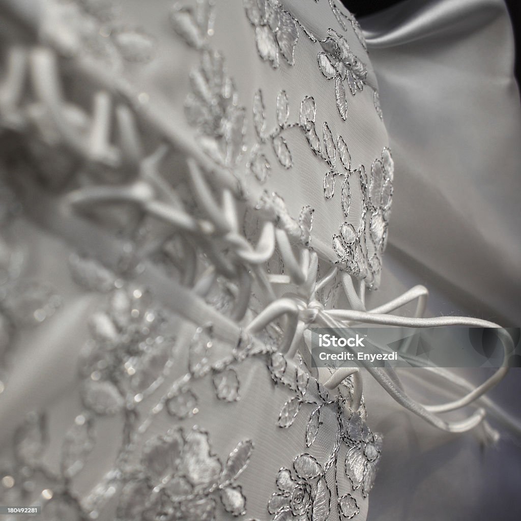 Detalhe do vestido de casamento - Royalty-free Abstrato Foto de stock