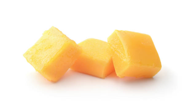 istock Heap of mango candy isolated. 1804940919