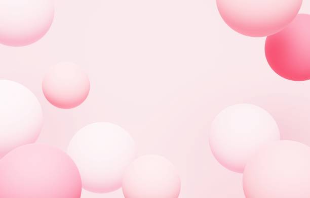 istock Pastel color ball background illustration 1804949408