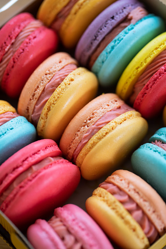 Colorful macarons