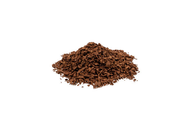 istock Instant coffee powder. Decaffeinated Americano stick coffee - white background 1805090084