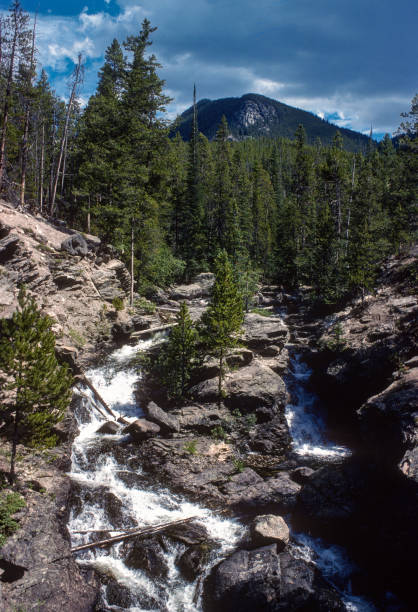 istock Rocky Mountain NP - Adams Falls Stream - 1977 1805100902