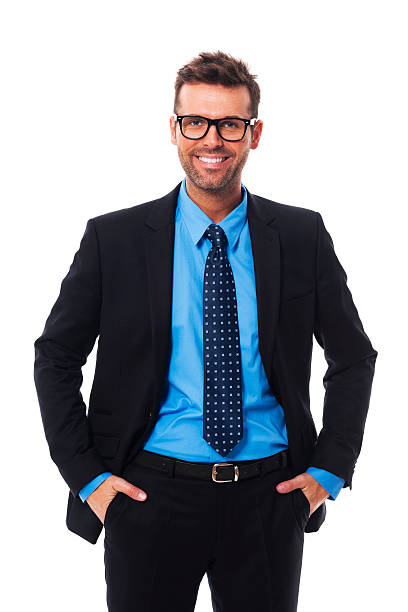 istock Self confident, pleased  and hansom businessman 180513433