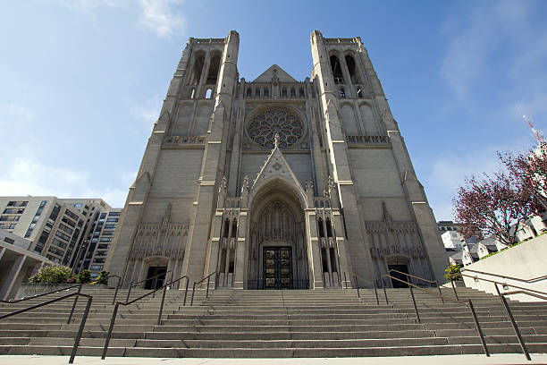 istock Steps to Grace Cathedral in San Francisco 180514875
