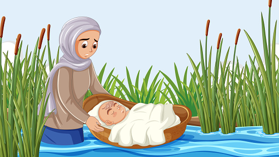 Jochabed's brave act of floating her baby along the Nile