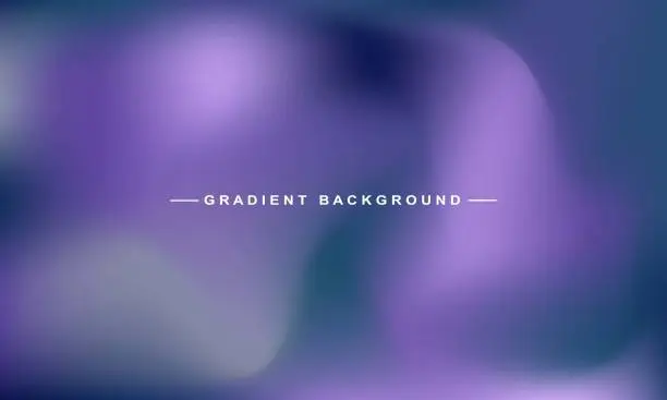 Vector illustration of Gradient mesh colored blurred background