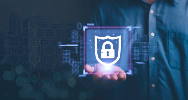 istock Cyber security and privacy concepts, illustrating robust data protection in the digital age. Internet network security technology, ensuring the safeguarding of personal data online. 1805194608