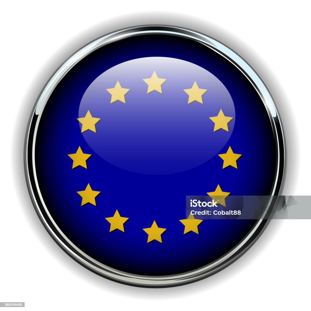 Eu Button Stock Illustration - Download Image Now - Badge, Chrome ...