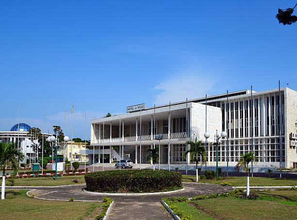 istock Brazzaville, Congo: Hotel de Ville, the City Hall 180519508