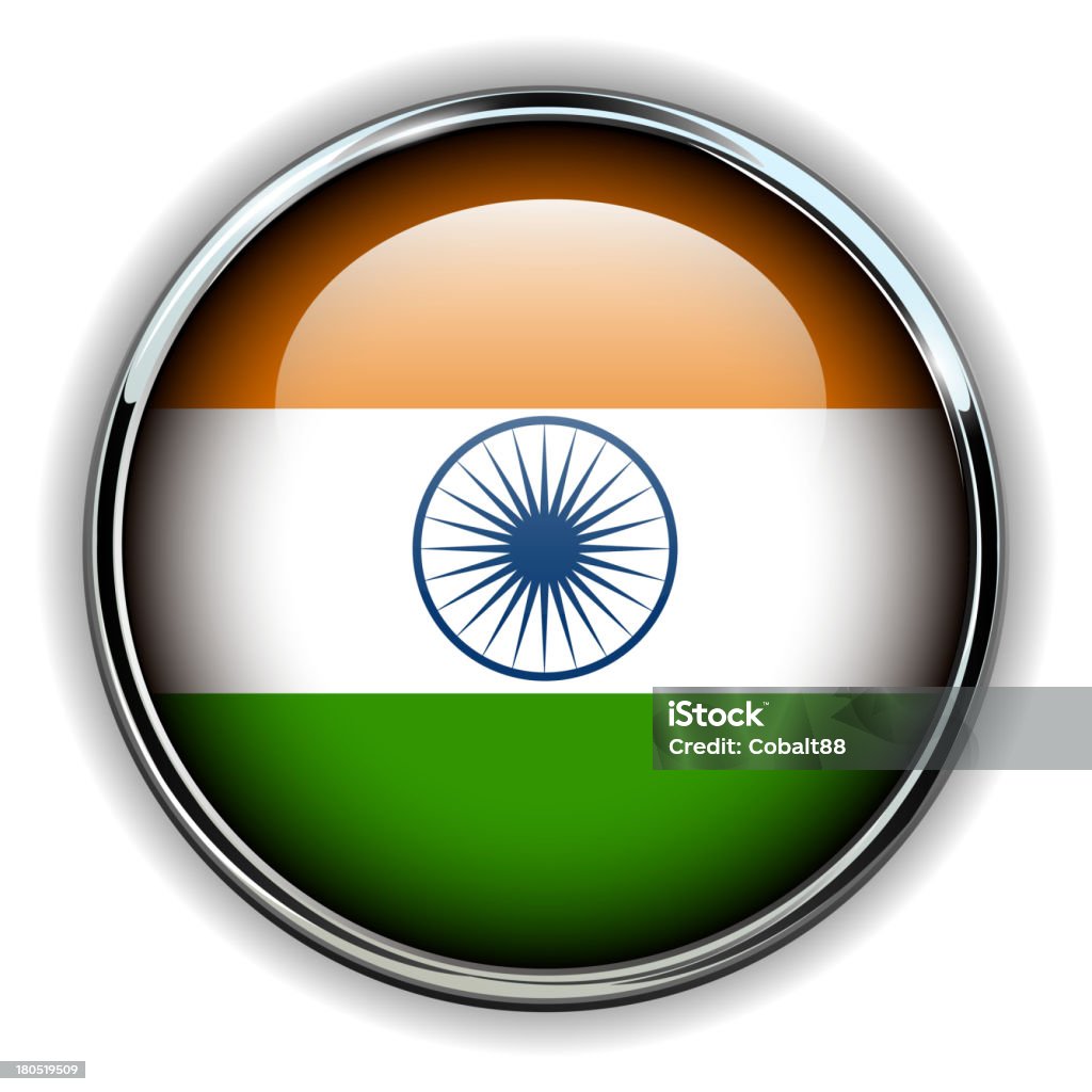 India Using Button India Button Stock Illustration - Download Image Now - Badge, Chrome ...