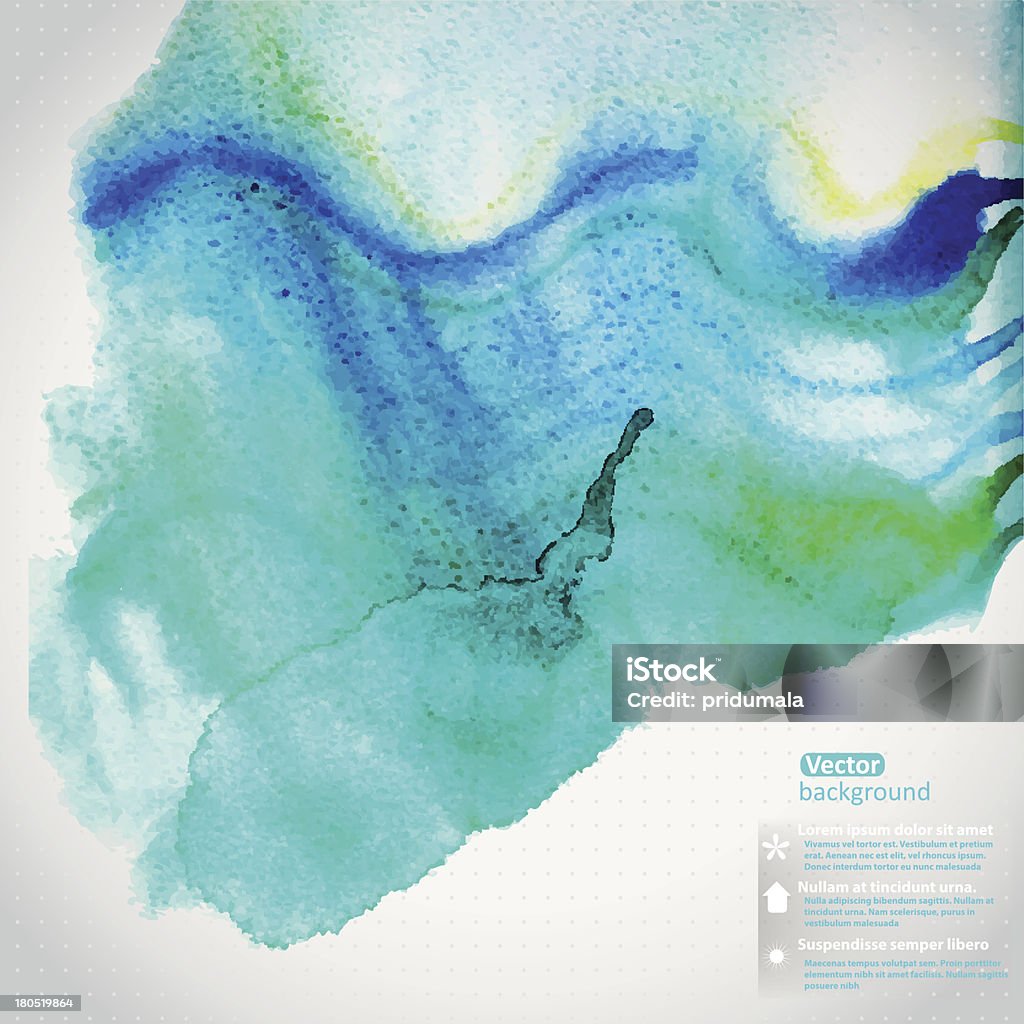 Вектор Акварельные текстуры - Векторная графика Абстрактный роялти-фри