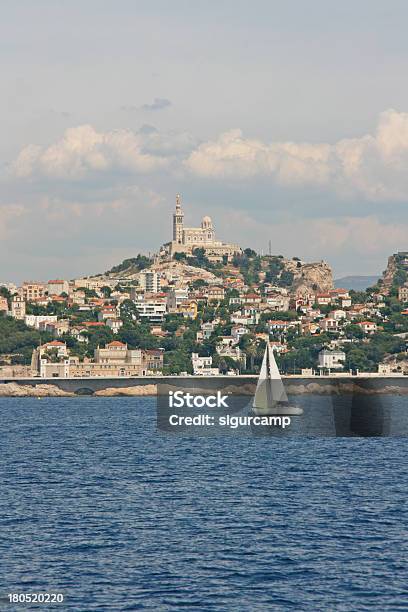 Panoramablick Von Marseille Frankreich Stockfoto und mehr Bilder von Anhöhe - Anhöhe, Basilika, Blattgold - Edelmetall