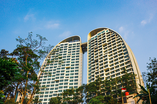 Lung-Shape Eco-Friendly Apartment Building, Bandung, August 29, 2023