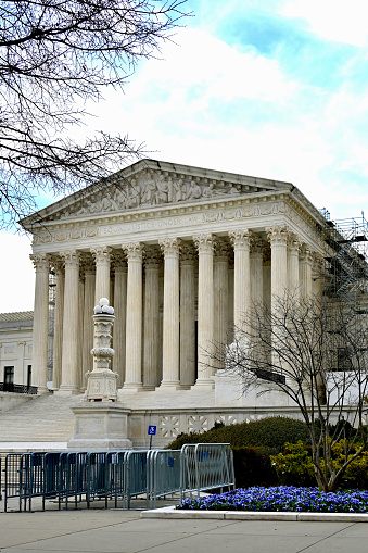 Washington, D.C., USA - November 20, 2023: The Supreme Court of the United States  (SCOTUS) seen on a late autumn afternoon.