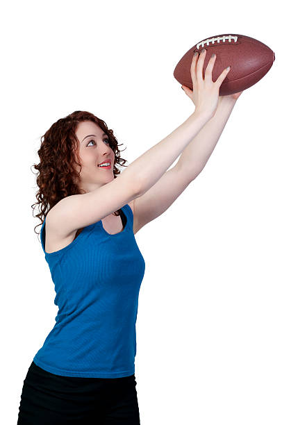 istock Woman Catching Football 180522033