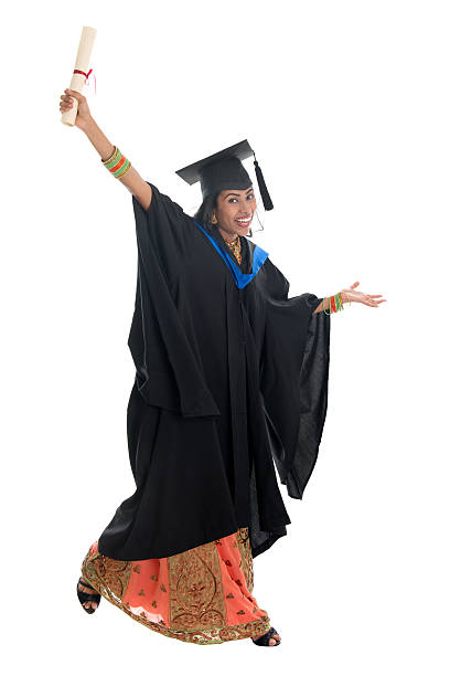 istock Full body Indian university student jumping 180522112