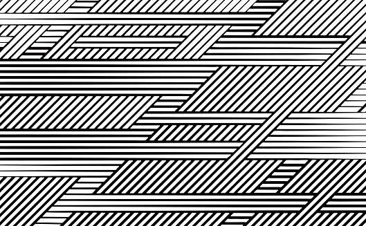 Technology Background with slanted lines and  geometric shapes