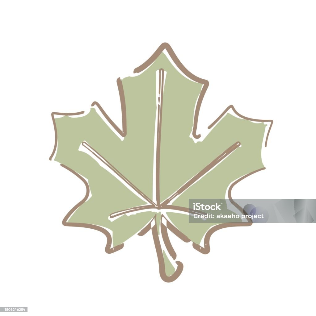 Maple Graphic Simple Simple Maple Leaf Illustration With A Soft Touch Stock Illustration ...