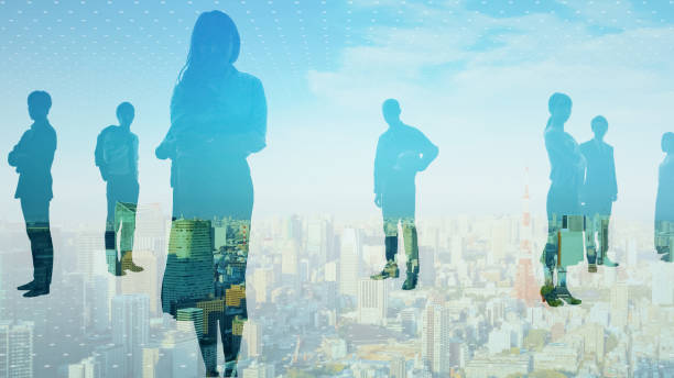 istock Human resources and society concept. Global business. 1805278995