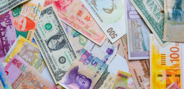 istock Country multi-currency banknotes and currency exchange concept stock 1805335211