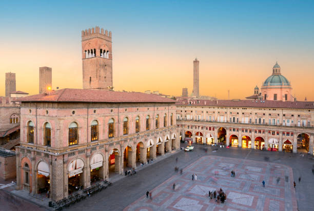 Panoramic view of Bologna - Italy