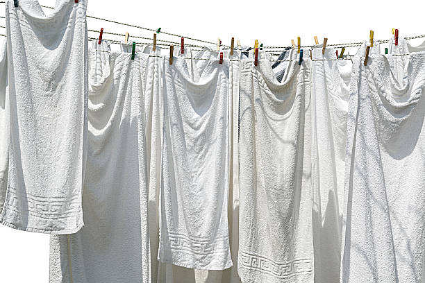 istock towels hanging isolated on white 180537711