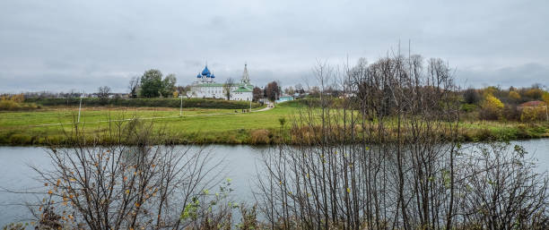 istock Suzdal Ancient Town with the river 1805396648