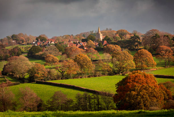istock Dallington church high weald autumn countryside 1805428099