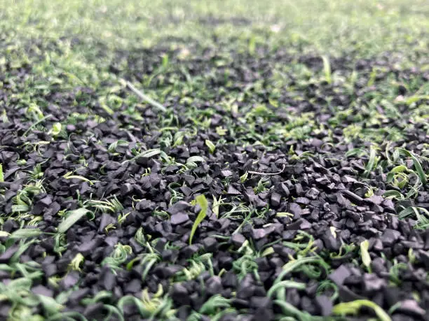 Photo of Artificial turf with infill or artificial grass infill