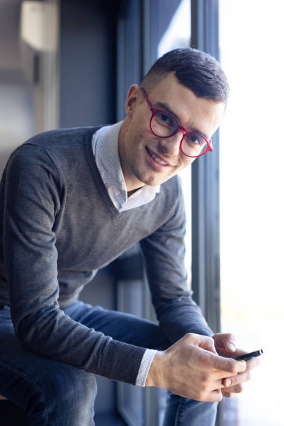 istock Young male manager in the office 1805447218