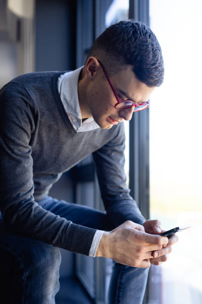 istock Young male manager in the office 1805447757