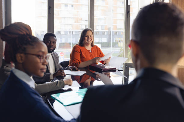 istock Business meeting in a office room 1805469736