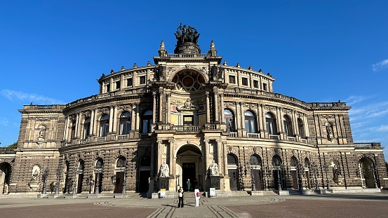Dresden, Germany – September 2, 2023: Galerie Alte Meister in the center of Dresden, Germany.