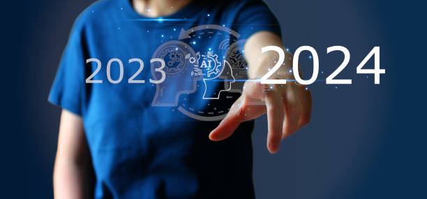 istock 2024 Using AI technology development in business , industrial, banking Finance,  ecomerce, online learning,  technology concept 1805486410