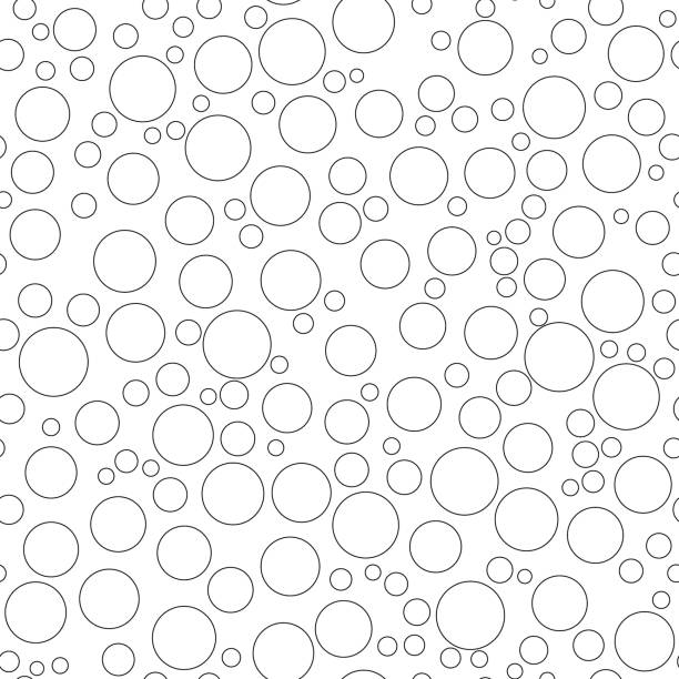 illustrazioni stock, clip art, cartoni animati e icone di tendenza di bubbles soda modello senza cuciture. texture del sapone di colore bianco blu. - bubble bubble wand soda water