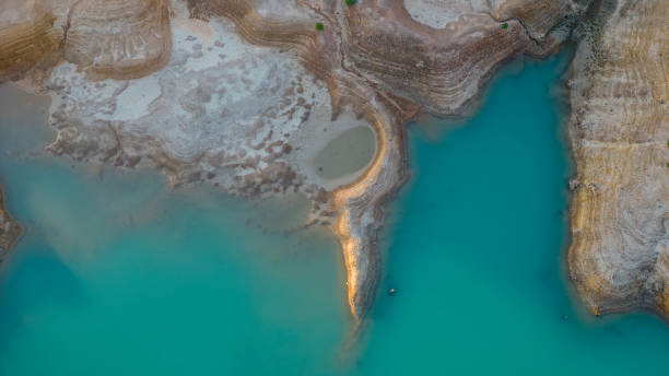 istock Environmental Alarm: Increasing Dryness and Various Patterns of Soil in the Dam 1805519380