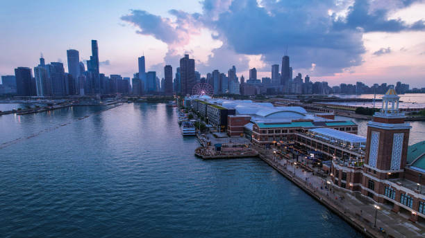 istock Chicago Skyline from Navy Pier 1805527875