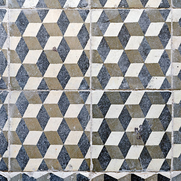 istock Vintage floor tiles 180554271