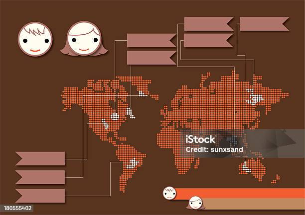 Niños En El Mundo De La Infografía Foto de stock y más banco de imágenes de Andar - Andar, Aprender, Colección