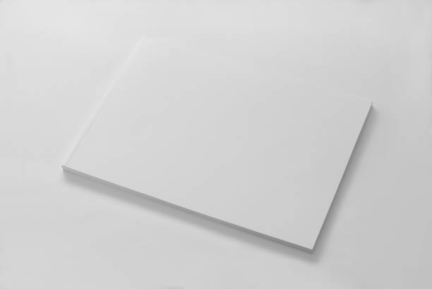 istock Horizontal A4 Brochure Mockup in 3D Rendering on a white background 1805554563