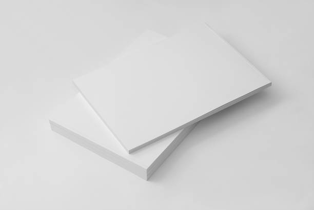 istock Horizontal A4 Brochure Mockup in 3D Rendering on a white background 1805555100