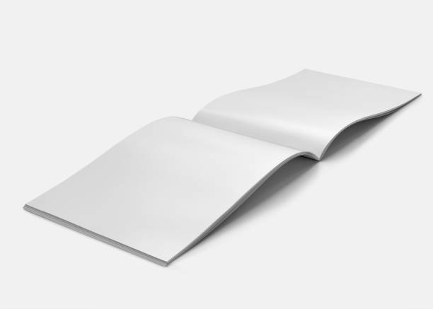 istock Horizontal A4 Brochure Mockup in 3D Rendering on a white background 1805556060