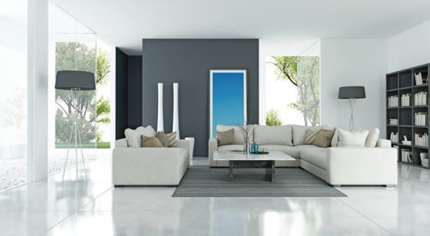 istock Project of a studio apartment with a modern style. 1805627862
