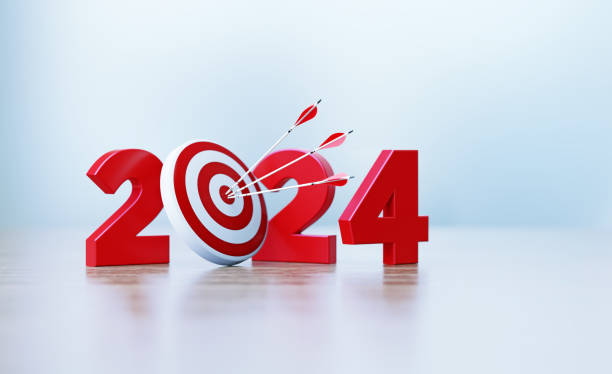 istock 2024 Written By Red Bull's Eye Target Over Defocused Background 1805644706
