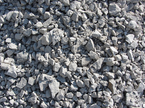 a pile of gravel