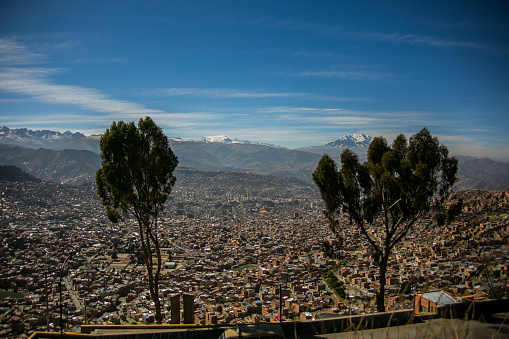 La Paz, capital city from Bolivia, South America